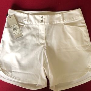 New Adidas white shorts